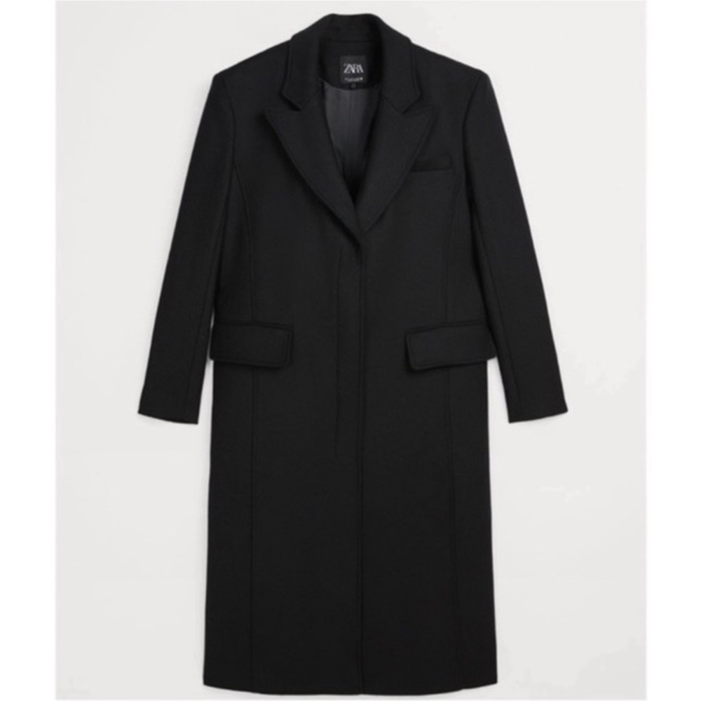 Zara black coat